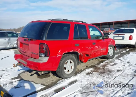 2002 Chevrolet Trailblazer Ls from USA, damaged, VIN 1GNDT13S522226299